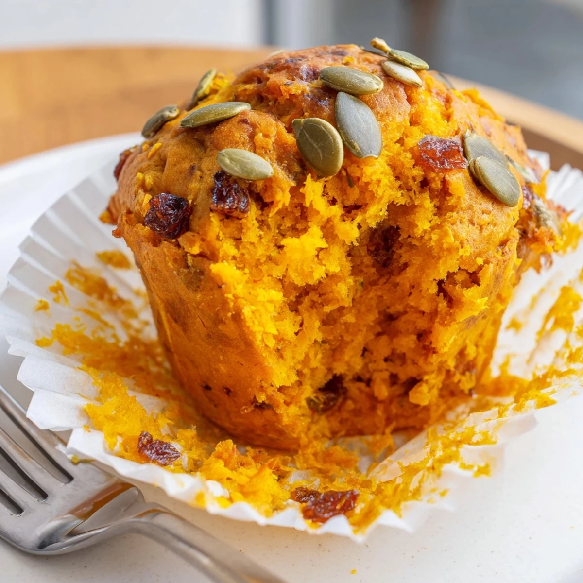 Flavorful Spicy Japanese Curry Pumpkin Muffins, blending roasted pumpkin and aromatic spices.
