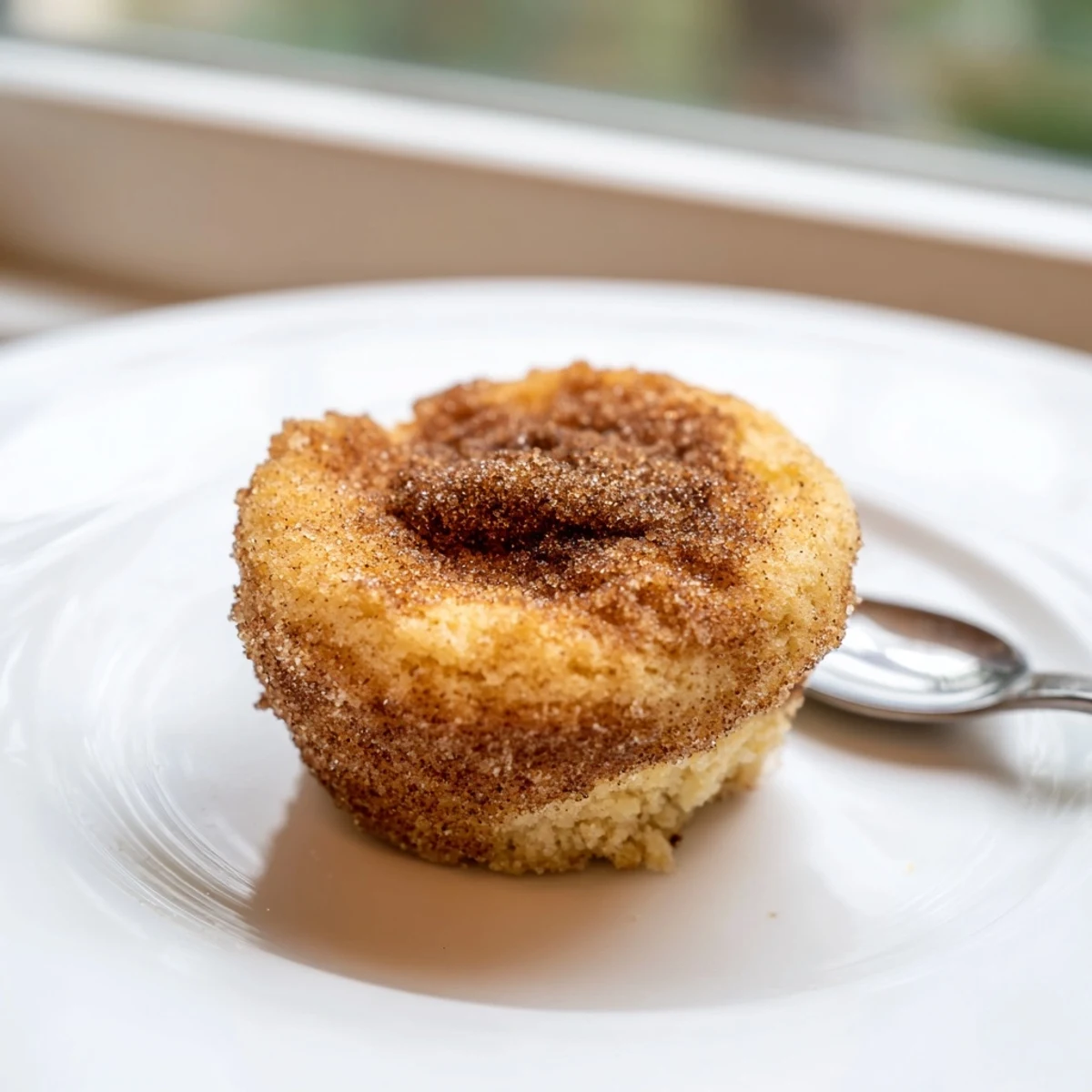 Delicious Churro Muffin Scone Bites dusted with cinnamon sugar, perfect for snacking. 