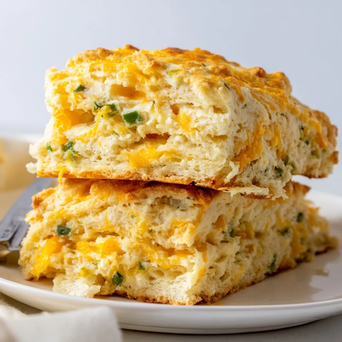 Fluffy Cheddar Jalapeño Soda Biscuits baked to golden perfection, ideal for brunch gatherings.  