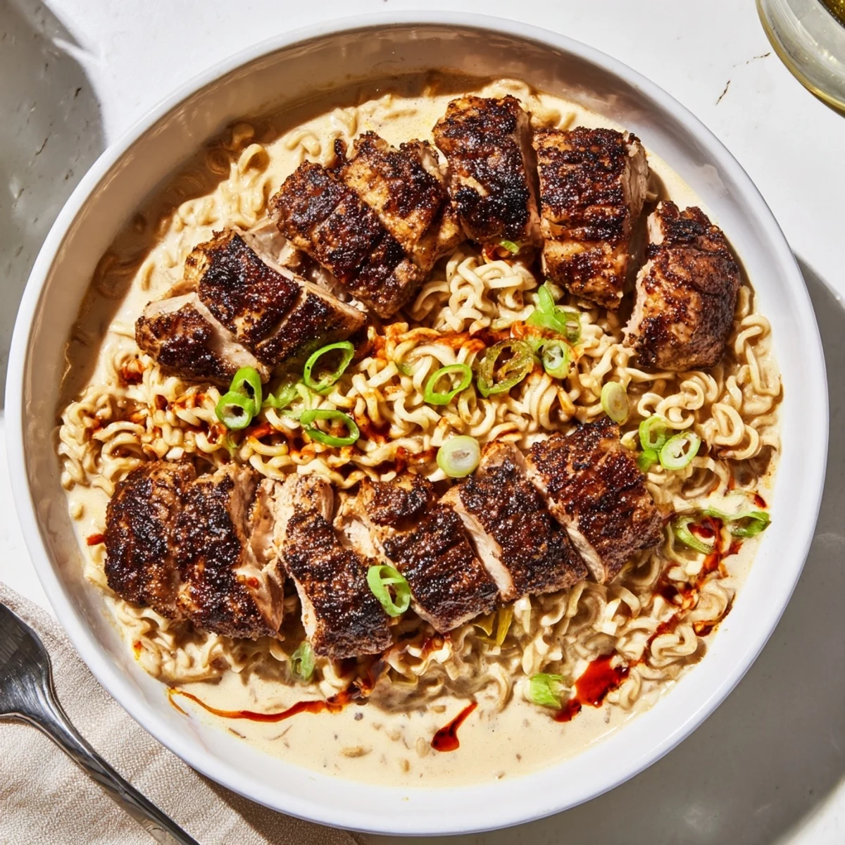 Fiery Chicken Ramen Garlic Sauce