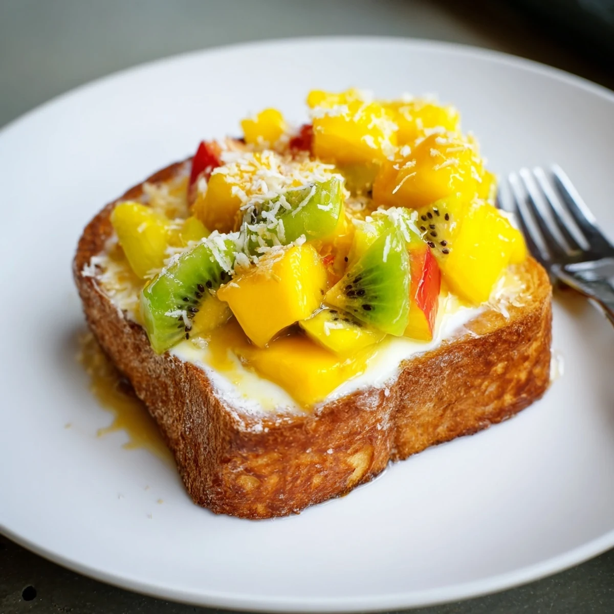 Yogurt Custard Toast Coconut