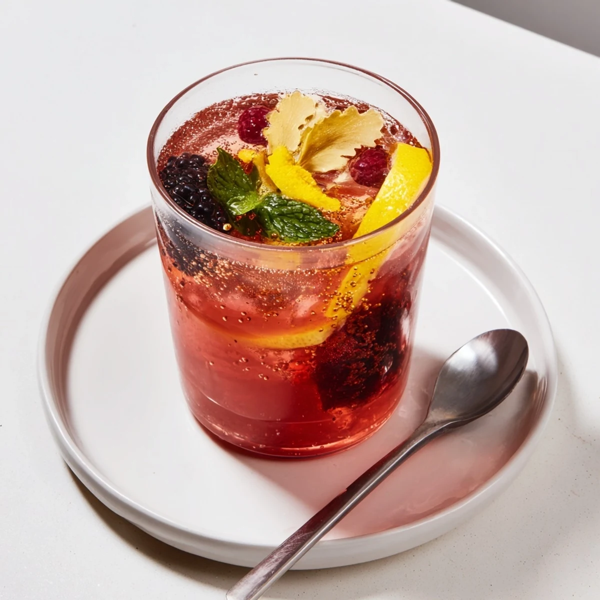 Fermented Kombucha Home-Brew Mocktails