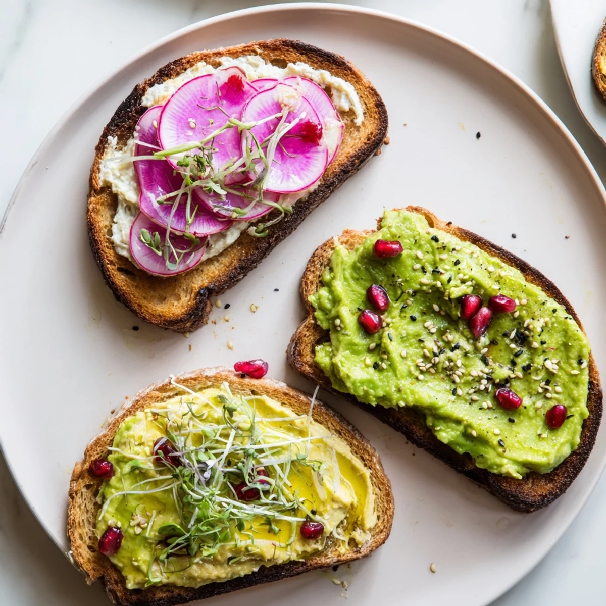 Bright Bold Breakfast Toasts