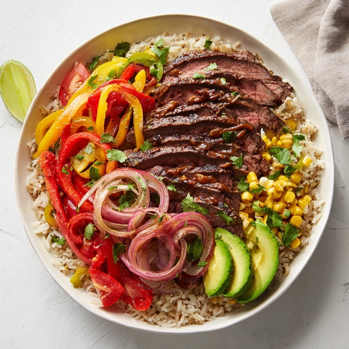 BBQ Steak Fajita Bowl