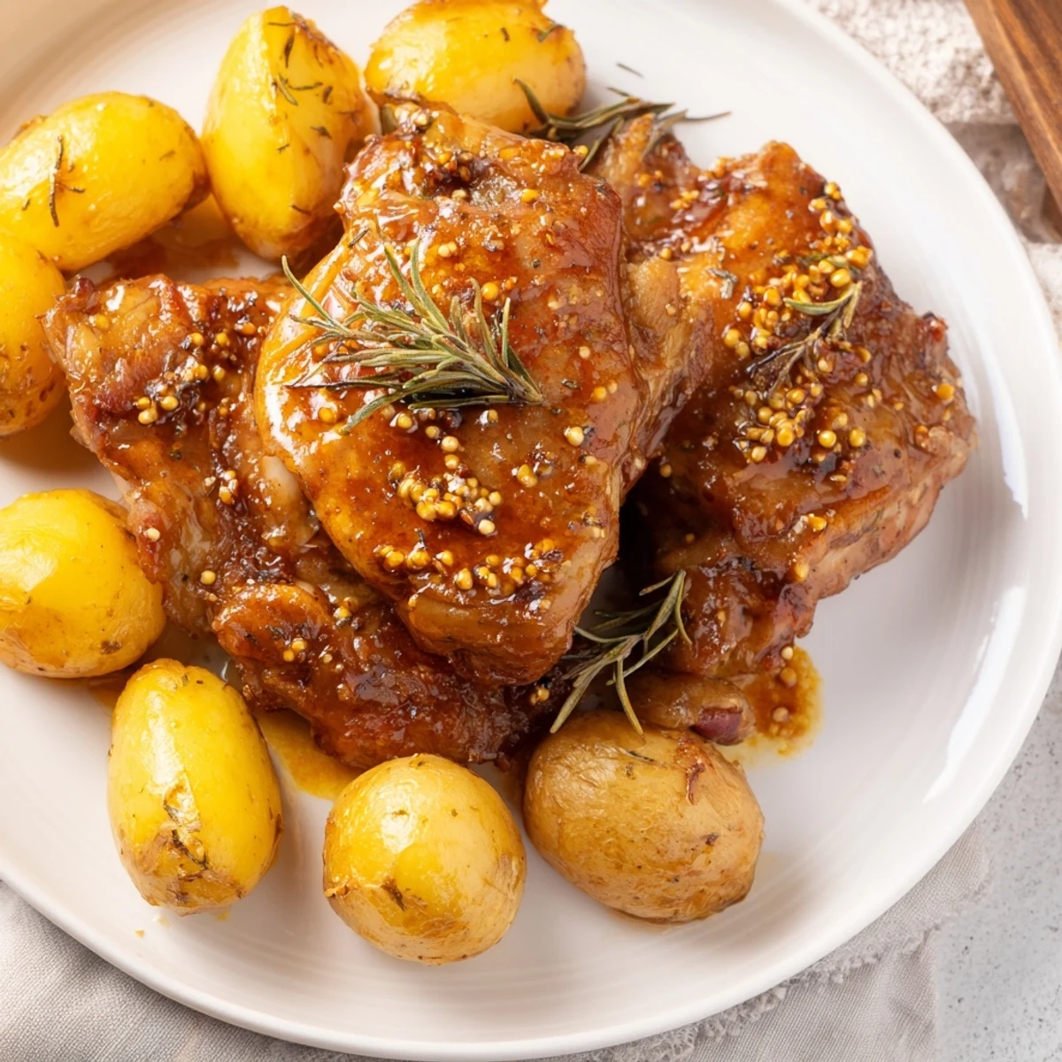 Honey Mustard Chicken Potatoes