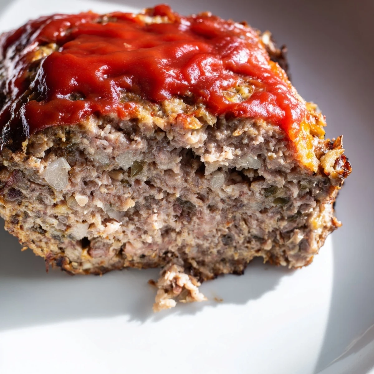 Savory Stove Top Stuffing Meatloaf Hack, deliciously browned and ready to be sliced for a hearty supper.