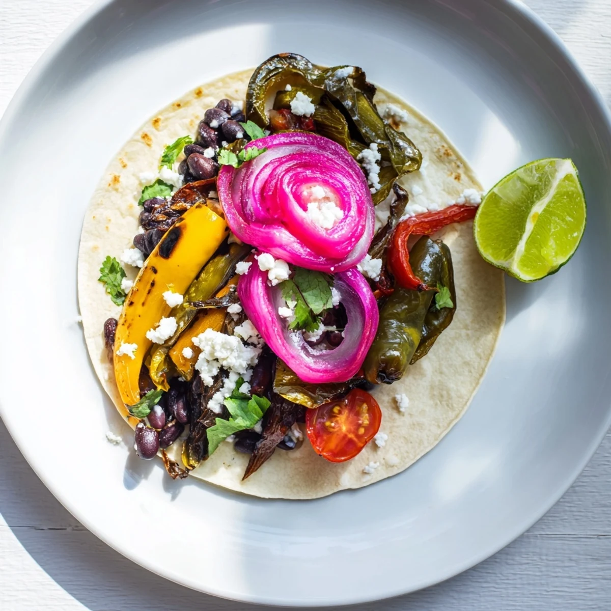 Image depicts a delightful Desert Bloom Cactus Taco Board, perfect for sharing a vibrant Southwestern meal.