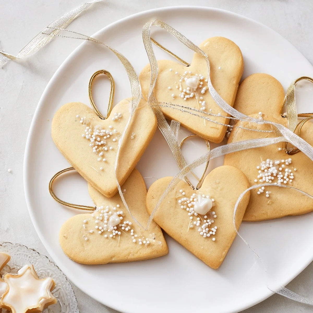 Adorable heart star cookies