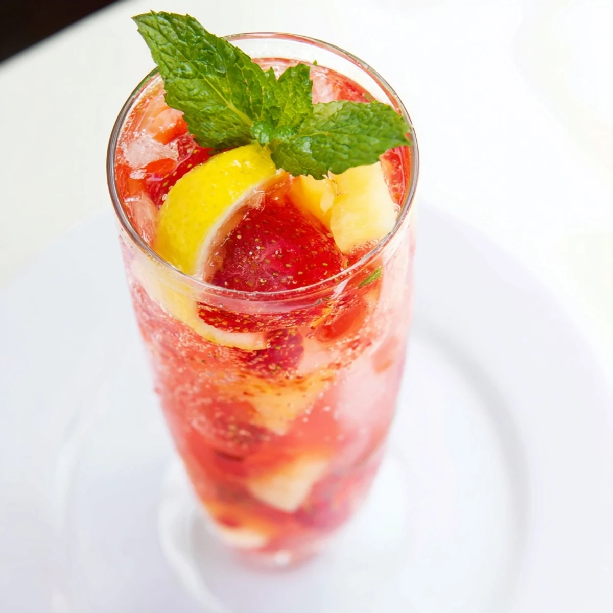 Homemade DIY Fruit Refresher Drinks overflowing in a pitcher, perfect for a summer gathering, so refreshing.