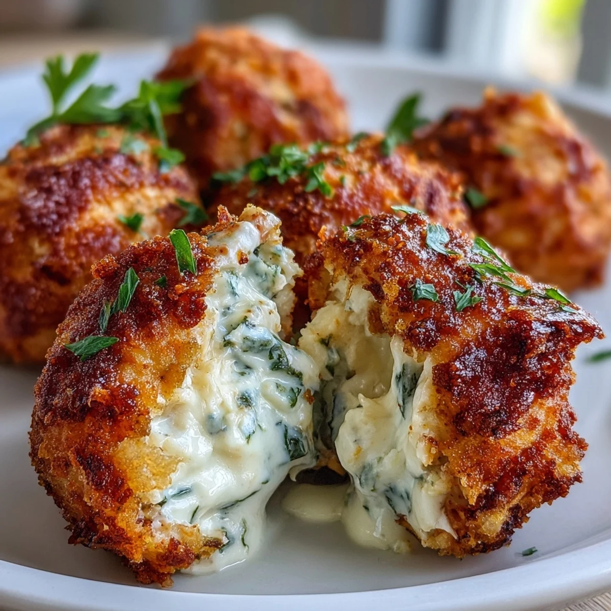 Stuffed jalapeño halves filled with creamy Cajun Crab Poppers are paired with lemon wedges and fresh parsley garnish.