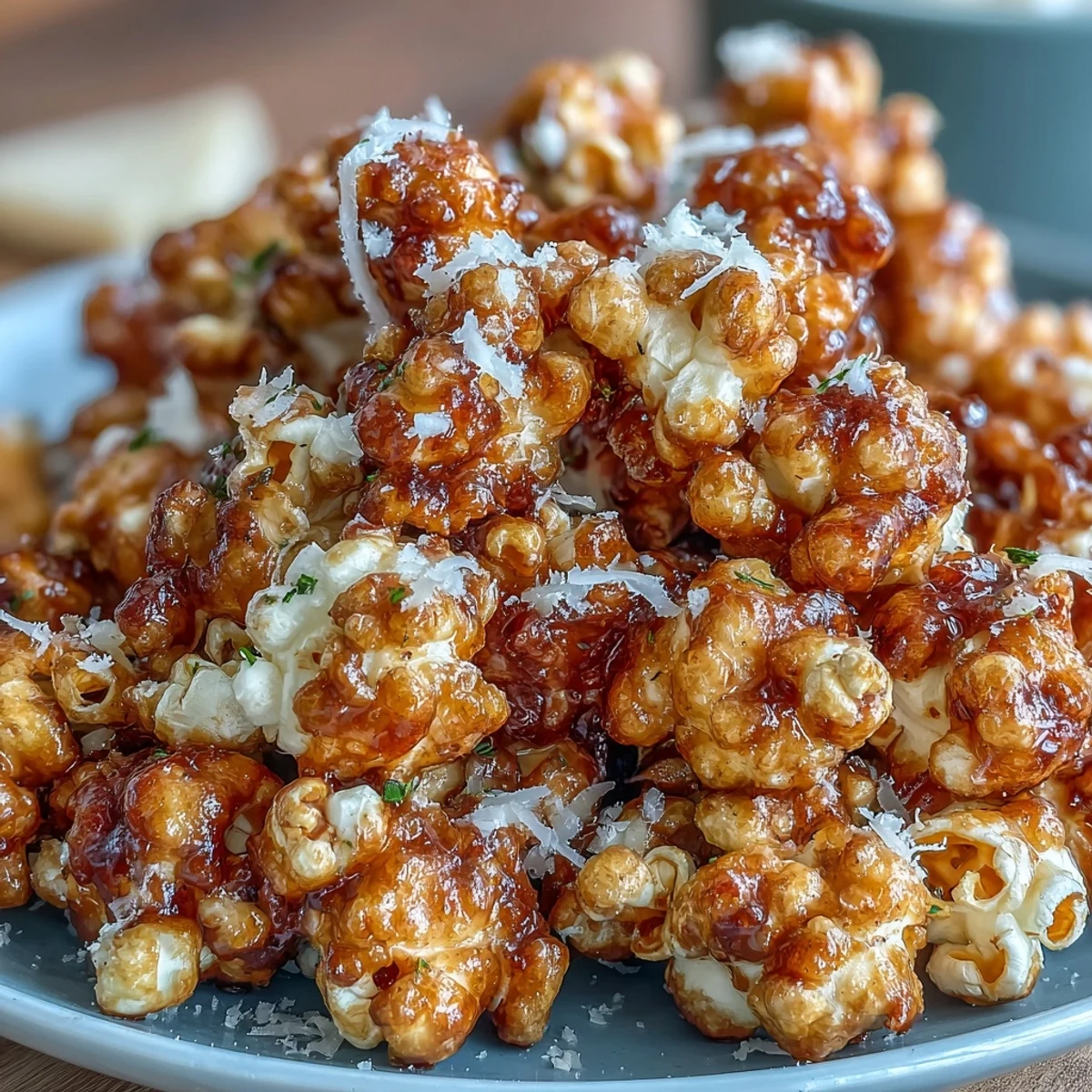 Crispy popcorn tossed in truffle oil, garlic powder, and Parmesan cheese, served warm for maximum flavor.