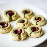 Matcha Cranberry Shortbread Cookies