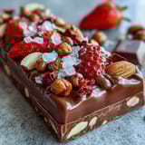 Dubai Chocolate Strawberry Bark