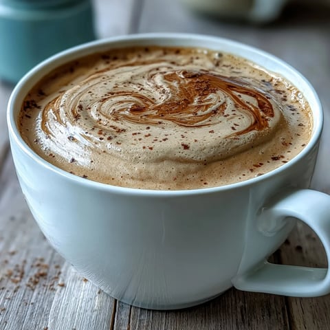 Creamy vegan Hojicha Latte with Vanilla Extract steaming in a rustic ceramic mug, topped with light foam and a light dusting of roasted tea powder.