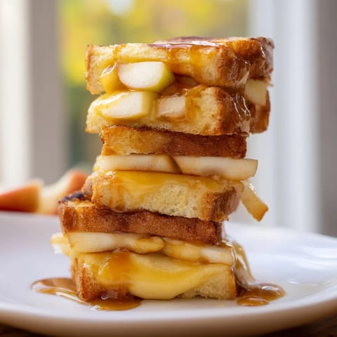 Caramel Apple Mini Grilled Cheese