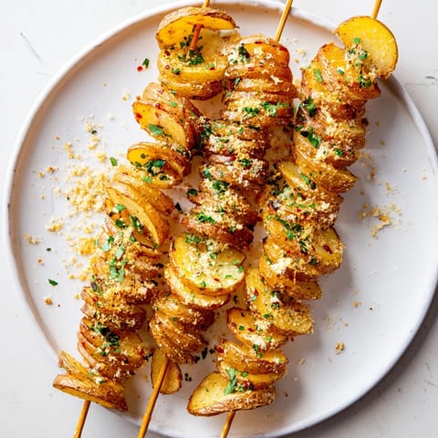 Air Fryer Tornado Potatoes