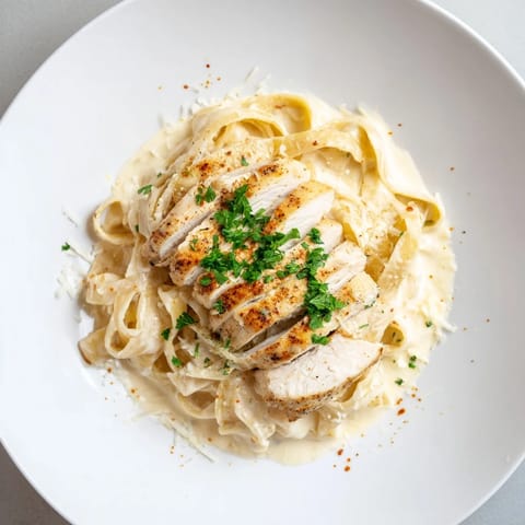 Spicy Cajun Chicken Alfredo