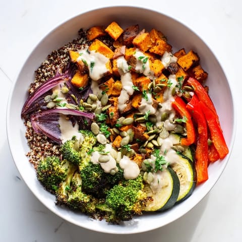 Quinoa Bowl Roasted Veggies