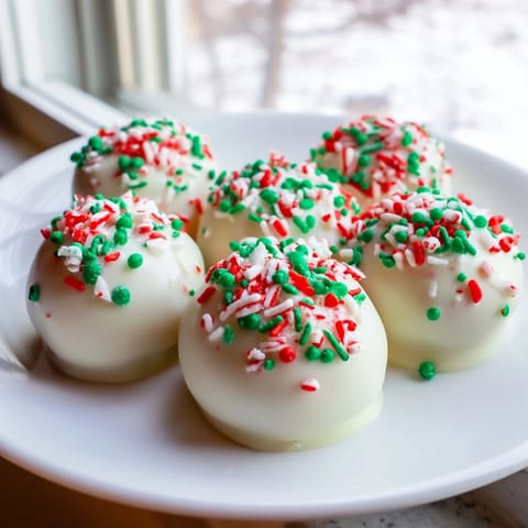 Simplified Christmas Oreo Truffles