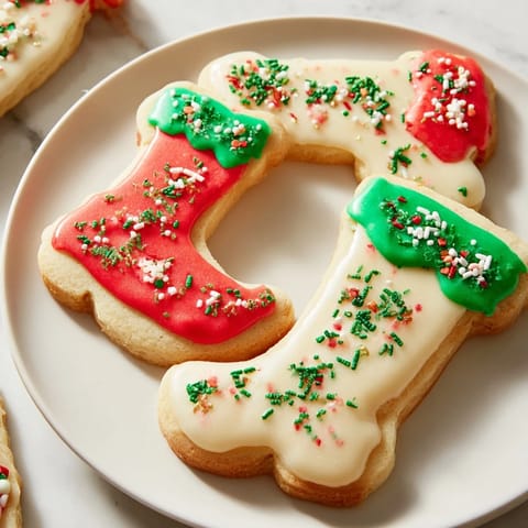 Golden, buttery Christmas Boot-Shaped Delights, freshly baked and ready to eat with holiday cheer.