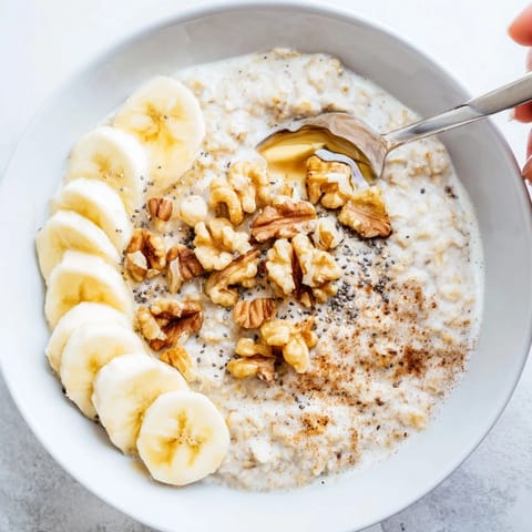 Microwave Banana Oats Bowl