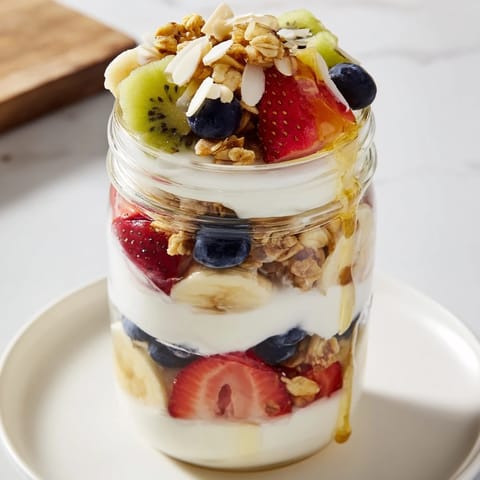 Layered Yogurt Fruit Parfait