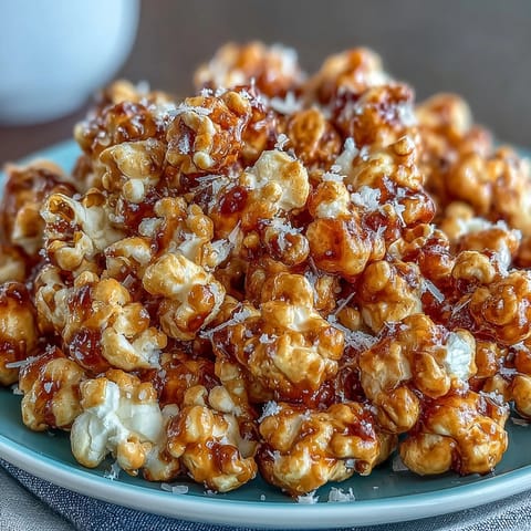 Aromatic truffle oil popcorn sprinkled with Parmesan and parsley, offering an indulgent twist on classic popcorn.