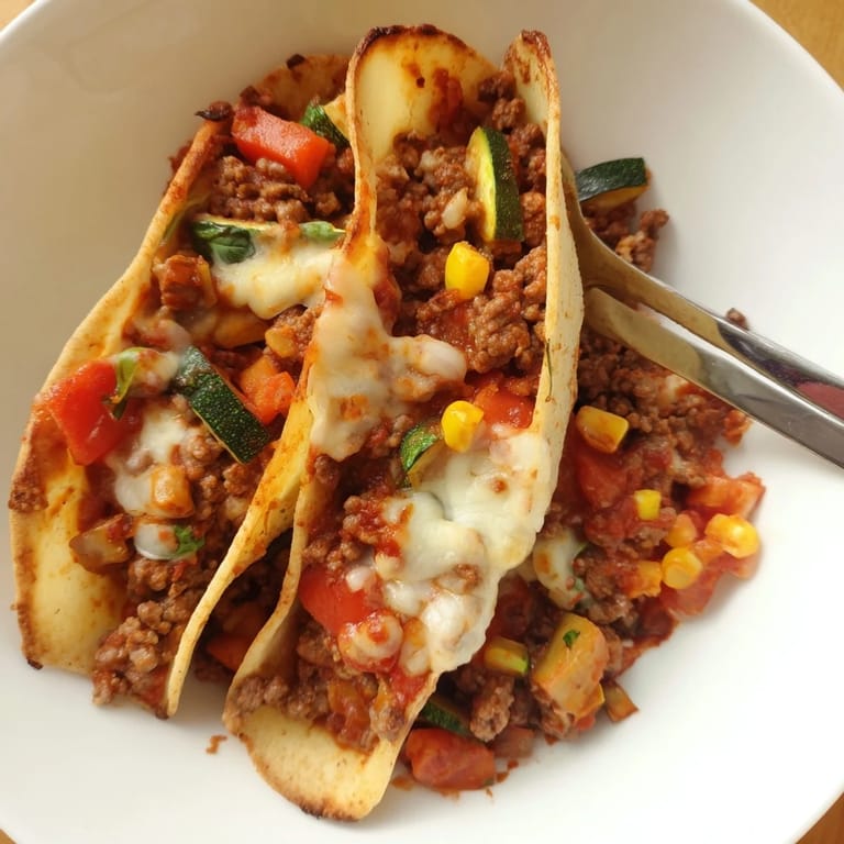 A fun twist on dinner, these Lasagne Soup Nacho Boats are cheesy and hearty.