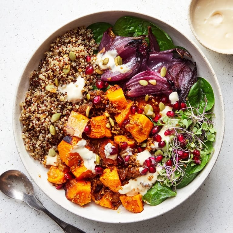 Savor the vibrant colors of spiced winter bowls with ube-coconut purée and toppings.