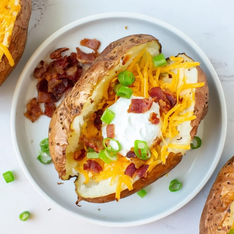 Guests enjoying their custom Baked Potato Bar, complete with flavorful toppings for perfect comfort food.