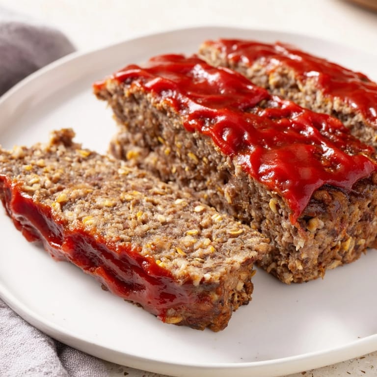 Golden-crusted Stove Top Stuffing meatloaf, steaming, and perfect served with mashed potatoes, a classic meal.