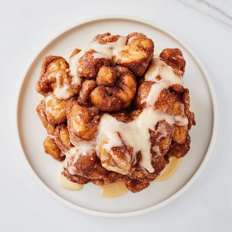 Pull-apart texture reveals a delightful Easy Christmas Morning Monkey Bread, a sweet, gooey holiday breakfast.