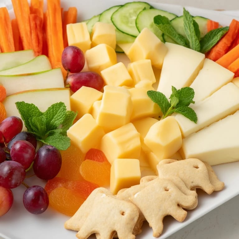 Enjoy this easy Gentle Giant Elephant Cracker Board, with elephant-shaped crackers perfect for a fun snack time.