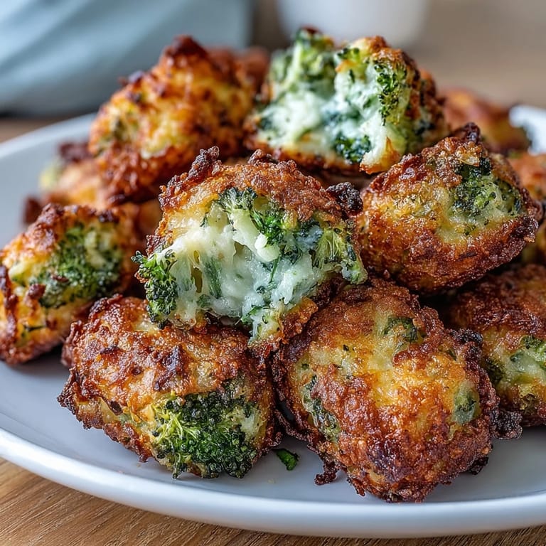 Healthy air fryer broccoli tots packed with sharp cheddar, lightly crisped and ready to enjoy as a kid-friendly snack or side.