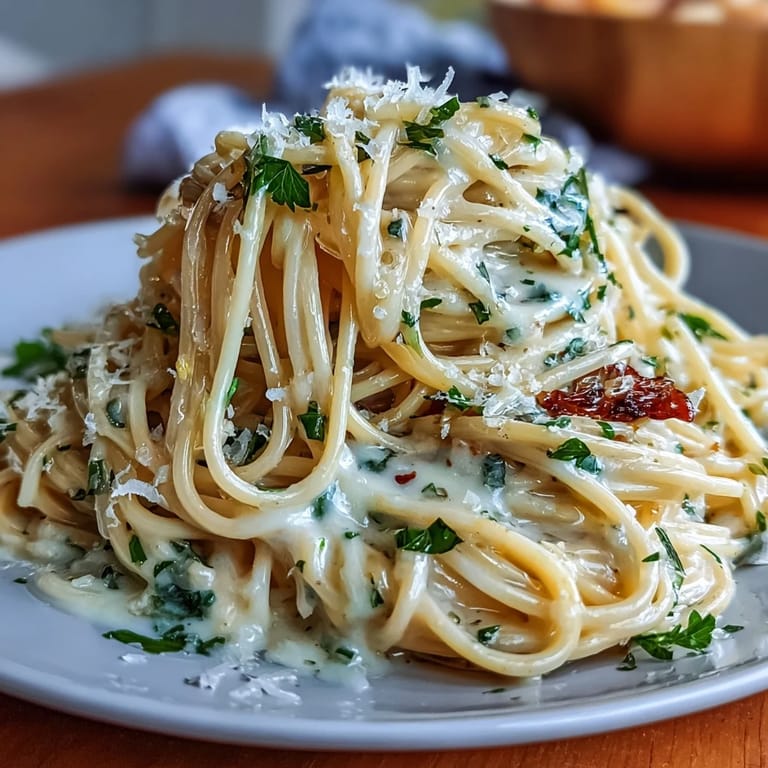 Silky lemon butter pasta with fresh lemon zest and creamy Parmesan, an easy vegetarian main course for two.