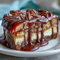 Decadent caramel apple slices drizzled with rich chocolate, perfect for fall parties and holiday gatherings.  