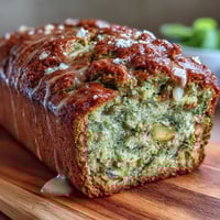 Moist matcha swirl banana bread with a marbled green and golden interior, perfect for a cozy breakfast or afternoon snack.  