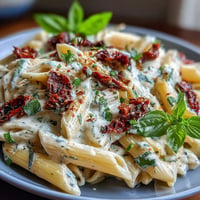 Marry Me Pasta with Sun-Dried Tomatoes: creamy, cheesy goodness with vibrant tomatoes.